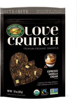 Espresso Vanilla Cream Flavored Premium Organic Granola