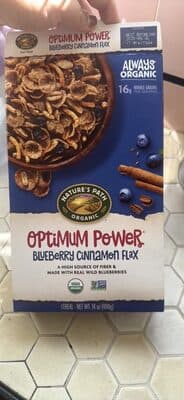 Organic Optimum Power Blueberry Cinnamon Flax