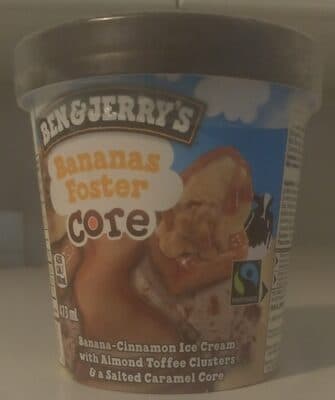 Bananas Foster Core Ice Cream