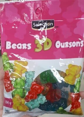 Selection Oursons 3D