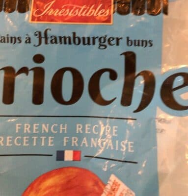 Pain hamburger brioche