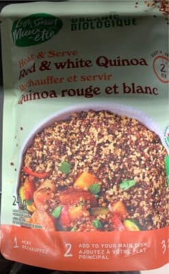 Red and white quinoa