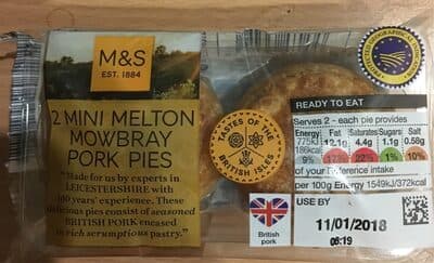 Mini Melton Mowbray Pork Pies