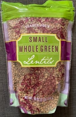 TRADER JOE'S, SMALL WHOLE GRAIN LENTILS
