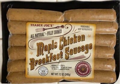 Maple Chicken Breakfast sausage
