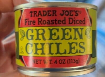 Green Chiles, Fire Roasted, Diced