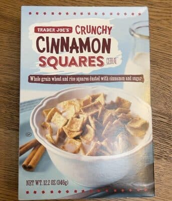 Crunchy Cinnamon Squares Cereal