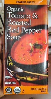 Organic Tomato & Roasted Red Pepper Soup