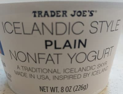 Icelandic Style Plain Non Fat Yogurt