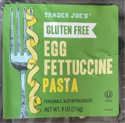 Gluten Free Egg Fettuccine Pasta