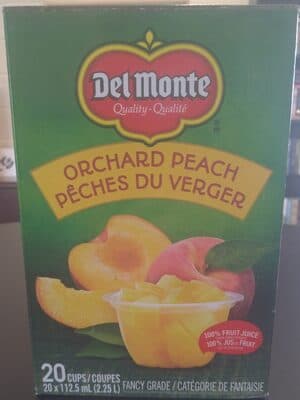 Orchard Peach Fruit Cups