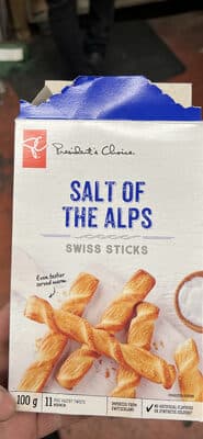 Salt of the Alps Bread Sticks
