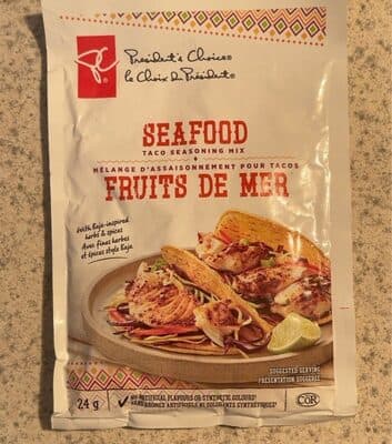 Seafood Taco Seasoning Mix