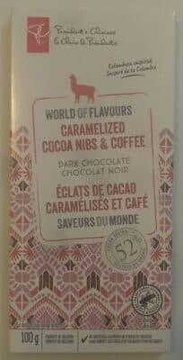 Caramelized Cocoa Nibs & Coffee Dark Chocolate