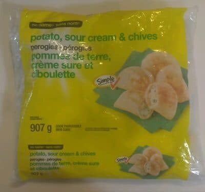 Potato, Sour Cream, & Chives Perogies