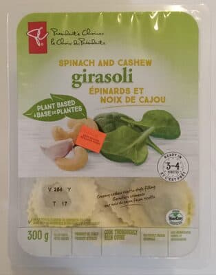 Spinach and Cashew Girasoli