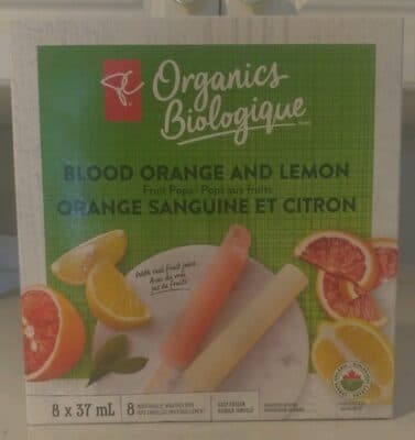 Blood Orange and Lemon Fruit Pops