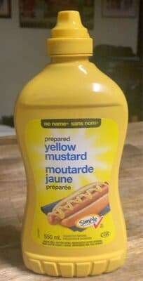 No name yellow mustard