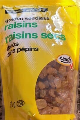 Raisins secs dors sans ppins