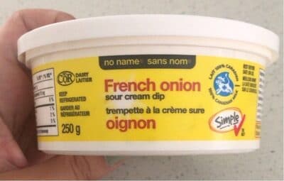 French onion sour cream dip