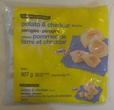 Potato & Cheddar Flavour Perogies