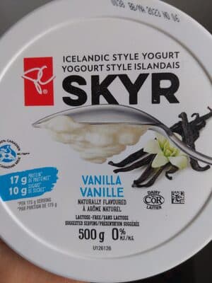 Vanilla Skyr Icelandic Style Yogurt