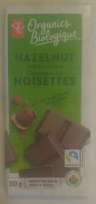Organic Hazelnut Milk Chocolate