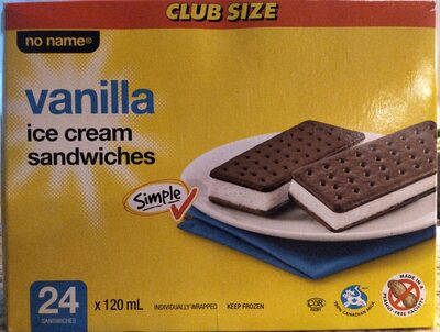 Vanilla Ice Cream Sandwiches