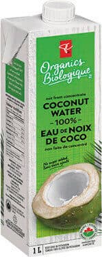 Coconut water not from concentrate
