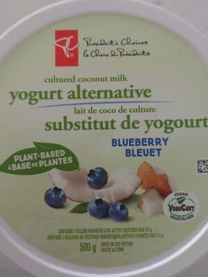 cultured coconut milk blueberry