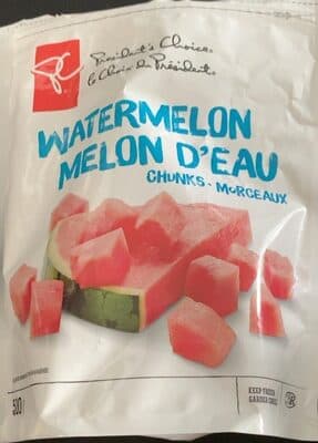 Frozen Watermelon Chunks