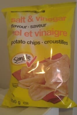 Salt & Vinegar Flavour Potato Chips