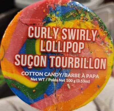 Curly Swirly Lollipop