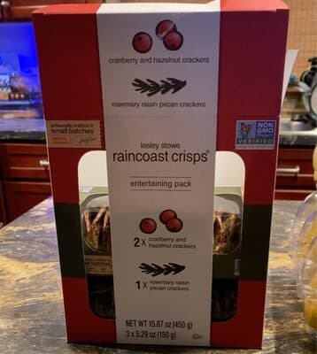 Raincoast Crisps Cranberry and Hazelnut