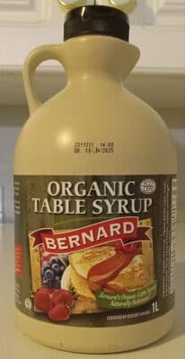 Organic Table Syrup