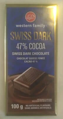 47% Cocoa Swiss Dark Chocolate