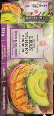 Uncooked, Lean Turkey Burgers