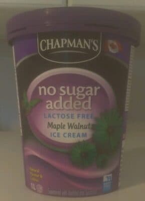 No Sugar Added Lactose Free Maple Walnut Ice Cream