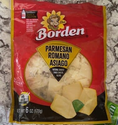 Parmesan romano asiago