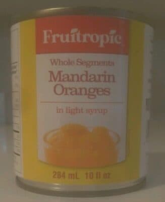 Whole Mandarin Orange Segments in Light Syrup