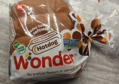 Wonder whole wheat hotdog buns