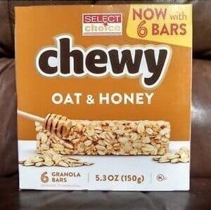 Chewy Granola Bars, Oat & Honey