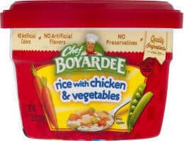 Chef Boyardee Microwaveable Rice With Chicken And Vegetables Mini Bites