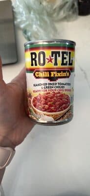 Seasoned Diced Tomatoes & Green Chilies Chili Fixin's