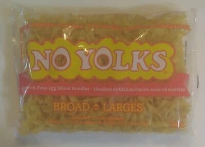 Cholesterol-Free Egg White Noodles
