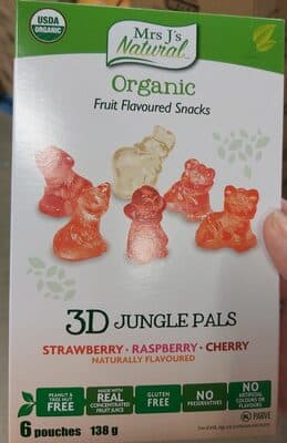 Mrs J's Natural Fruit Snacks