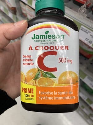 Jamieson croquer vitamine c
