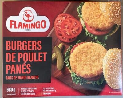 Flamingo burger de poulet