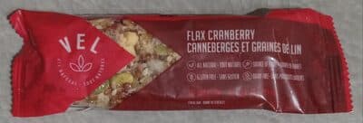 Flax Cranberry Cereal Bar