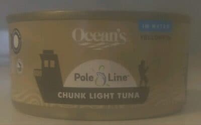 Pole & Line Chunk Light Yellowfin Tuna in Water